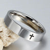 Christian Stainless steel cross ring