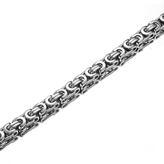byzantin silver chain