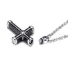 Men's Cross Urn Necklace Stainless Steel