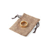 saint benedict ring with bag
