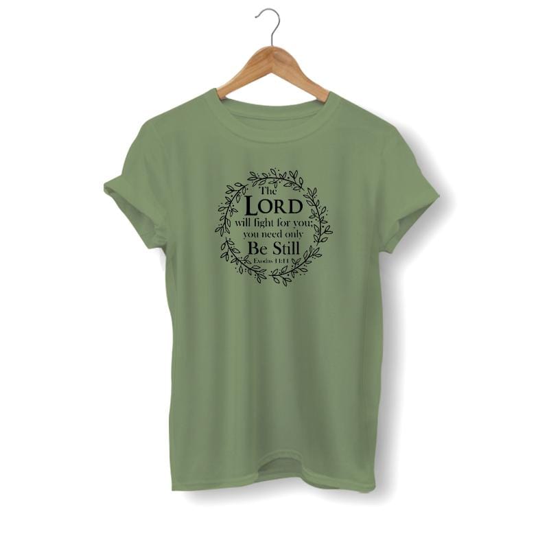 the-lord-will-fight-for-you-shirt-olive