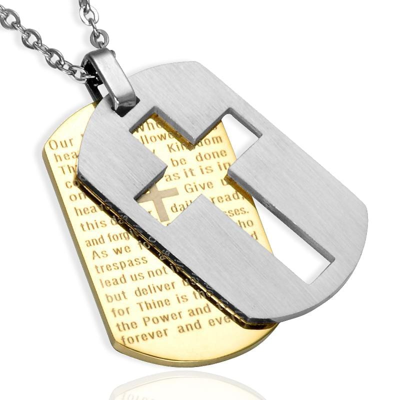 The Lord's Prayer Dog Tag