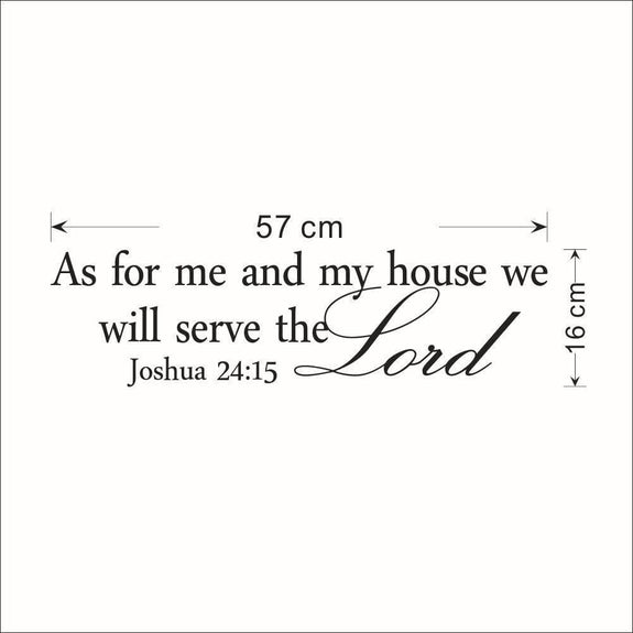 we will serve the Lord wall art