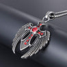 Wing Cross Necklace Gothic