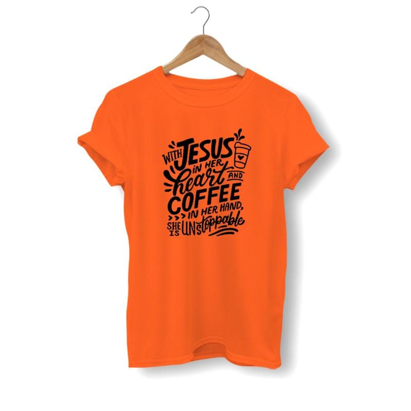 with-jesus-in-her-heart-t-shirt