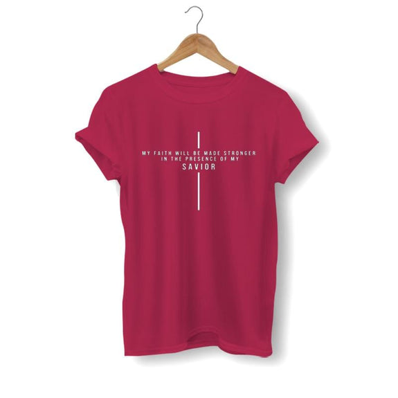 christian faith womens t-shirt