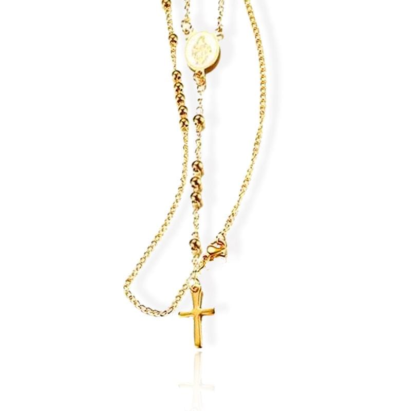 Women's Christian Necklace  Rosary