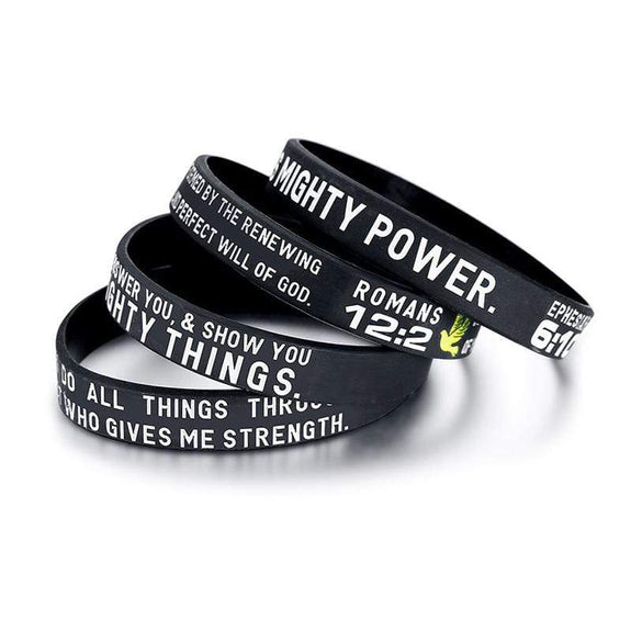 Bible Verse band silicone